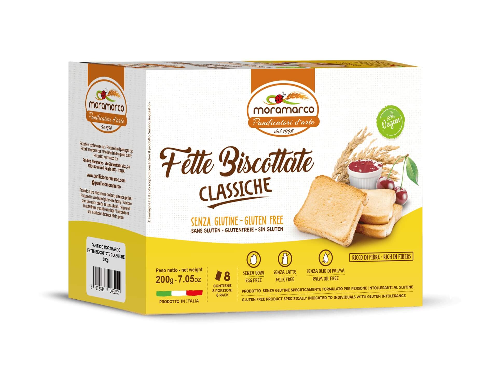 FETTE BISCOTTATE CLASSICHE MORAMARCO 200G