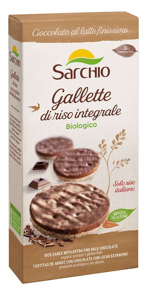 GALLETTE DI RISO CON CIOCCOLATO AL LATTE 100G