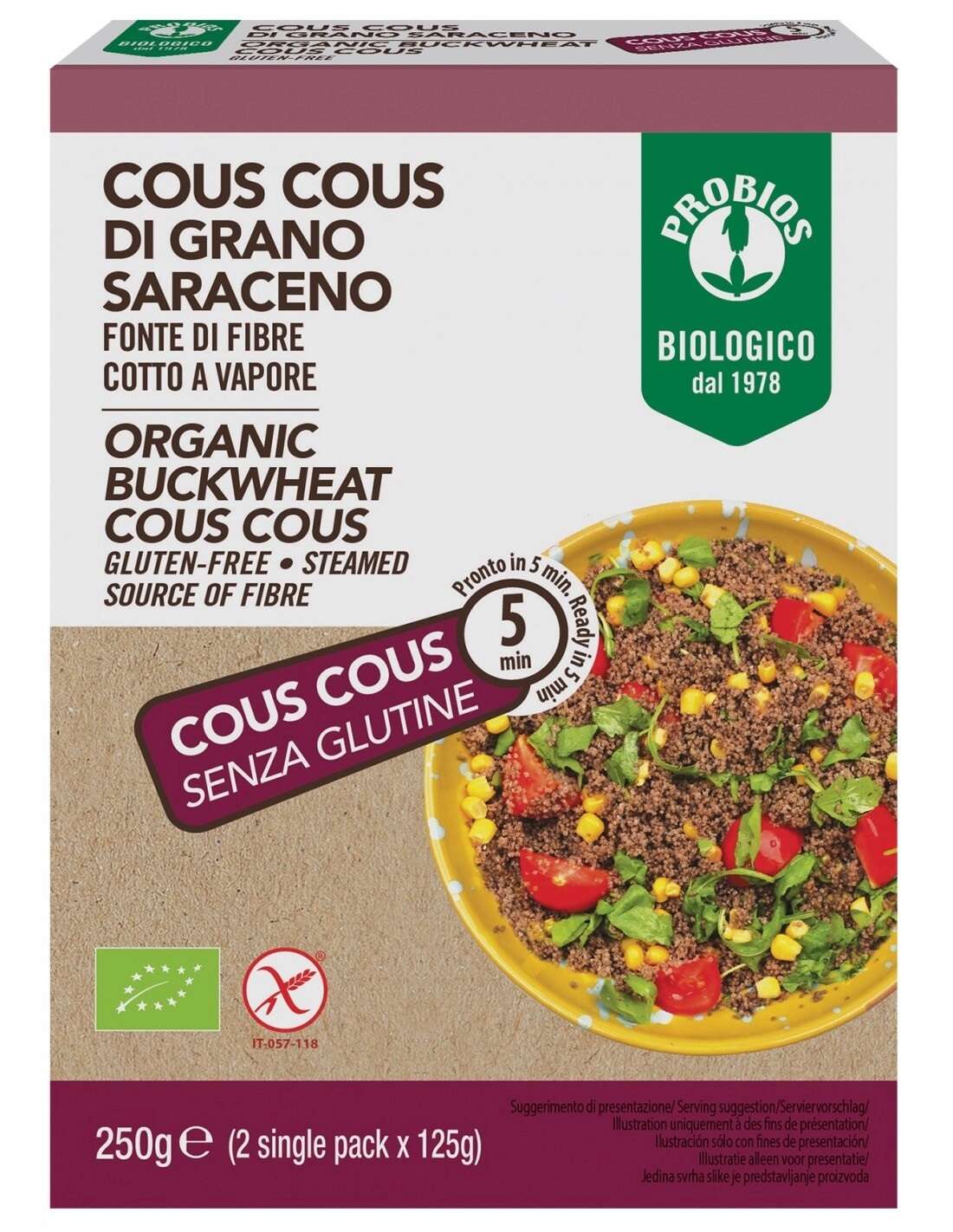 PROBIOS COUS COUS DI GRANO SARACENO