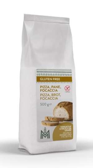 Miscela Pizza Pane e Focaccia Senza Glutine 500g - Molino Merano