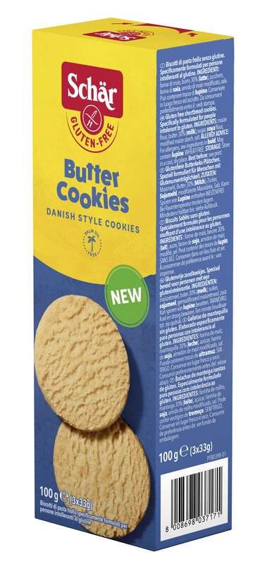 SCHAR BUTTER COOKIES 3X33G
