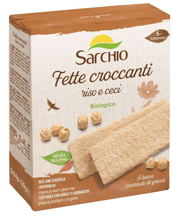 SARCHIO FETTE CROCCANTI RISO E CECI