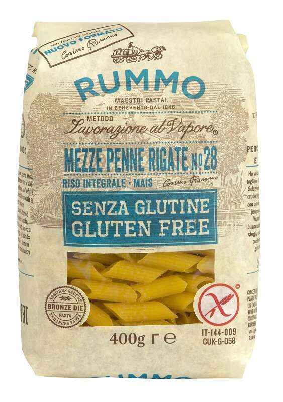RUMMO MEZZE PENNE RIGATE RISO INT/MAIS N.28