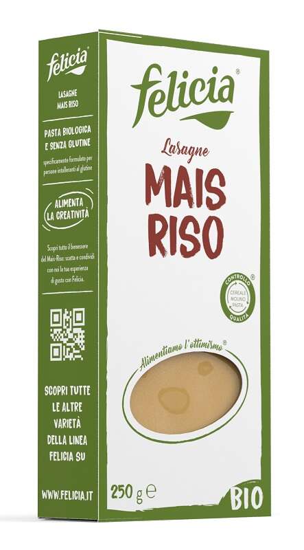 FELICIA LASAGNE BIO MAIS E RISO 250G