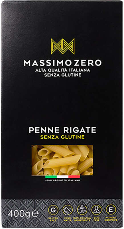 MASSIMO ZERO MEZZE PENNE RIGATE 400G