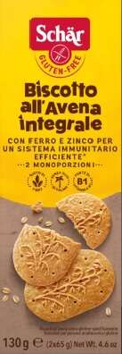 SCHAR BISCOTTI ALL'AVENA 2X65G