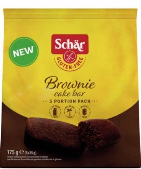 SCHAR BROWNIE CAKE BAR 175G