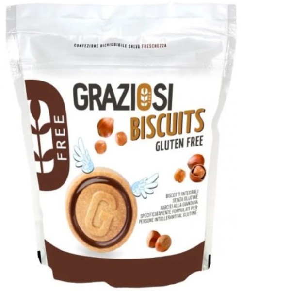 GRAZIOSI BISCUITS BISCOTTI ALLE NOCCIOLE 180G